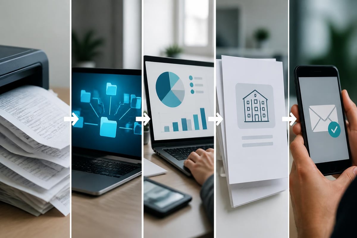 Digitaler Workflow Nebenkostenabrechnung