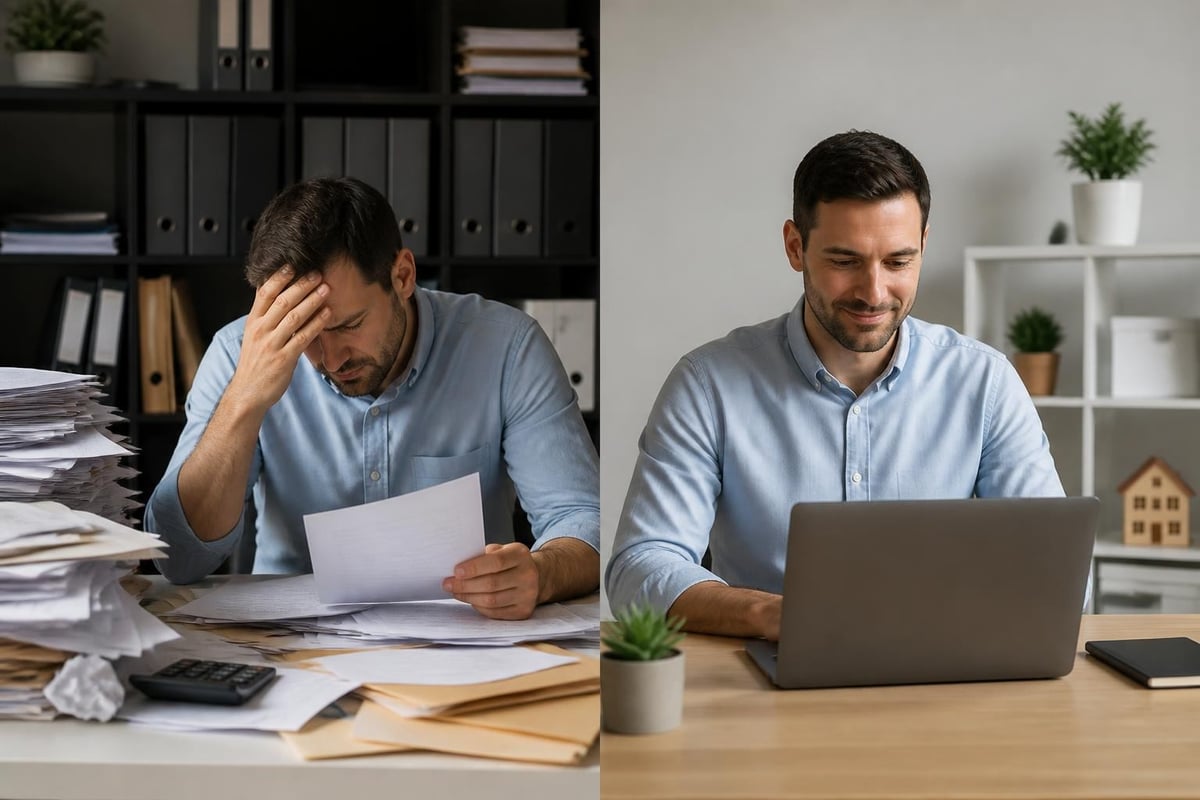 Software versus traditionelle Verwaltung
