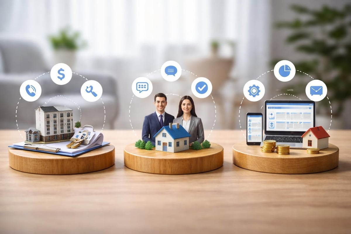 Verwaltungsoptionen Vergleich