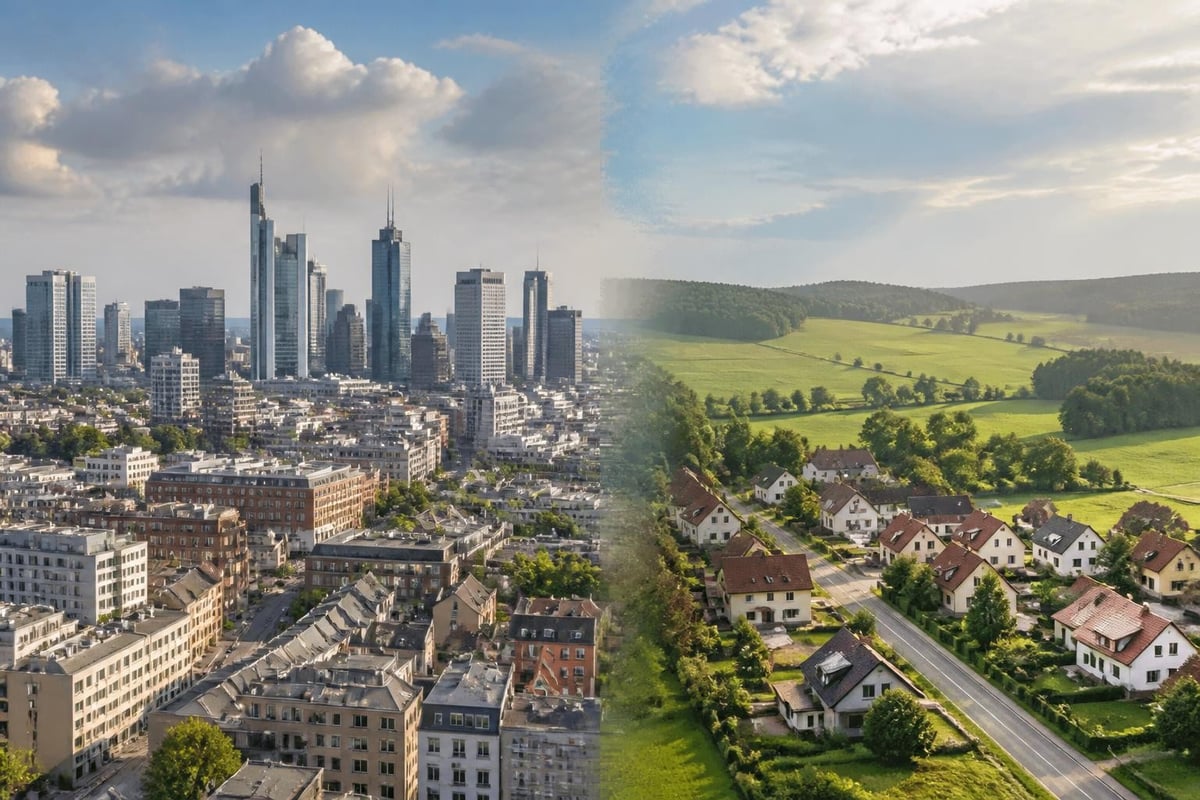 Regional price differences for property management across Germany