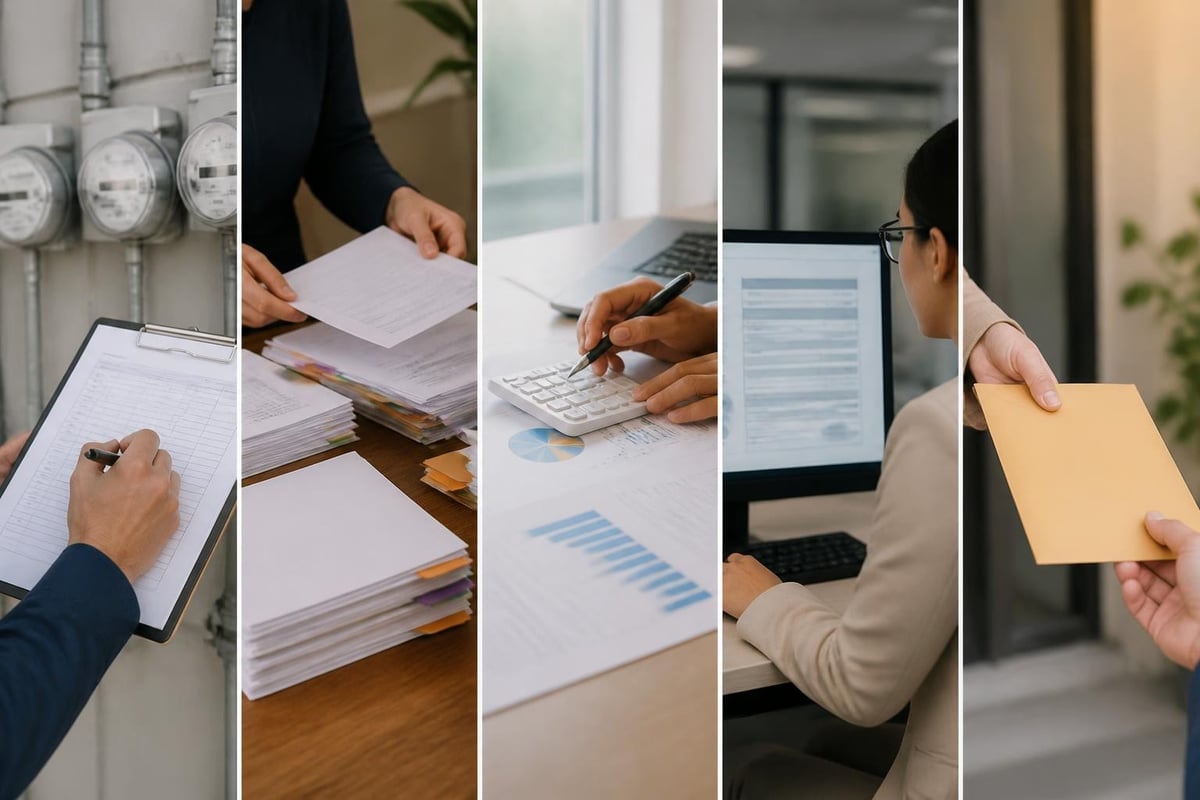 Systematischer Ablauf bei der Erstellung einer Nebenkostenabrechnung