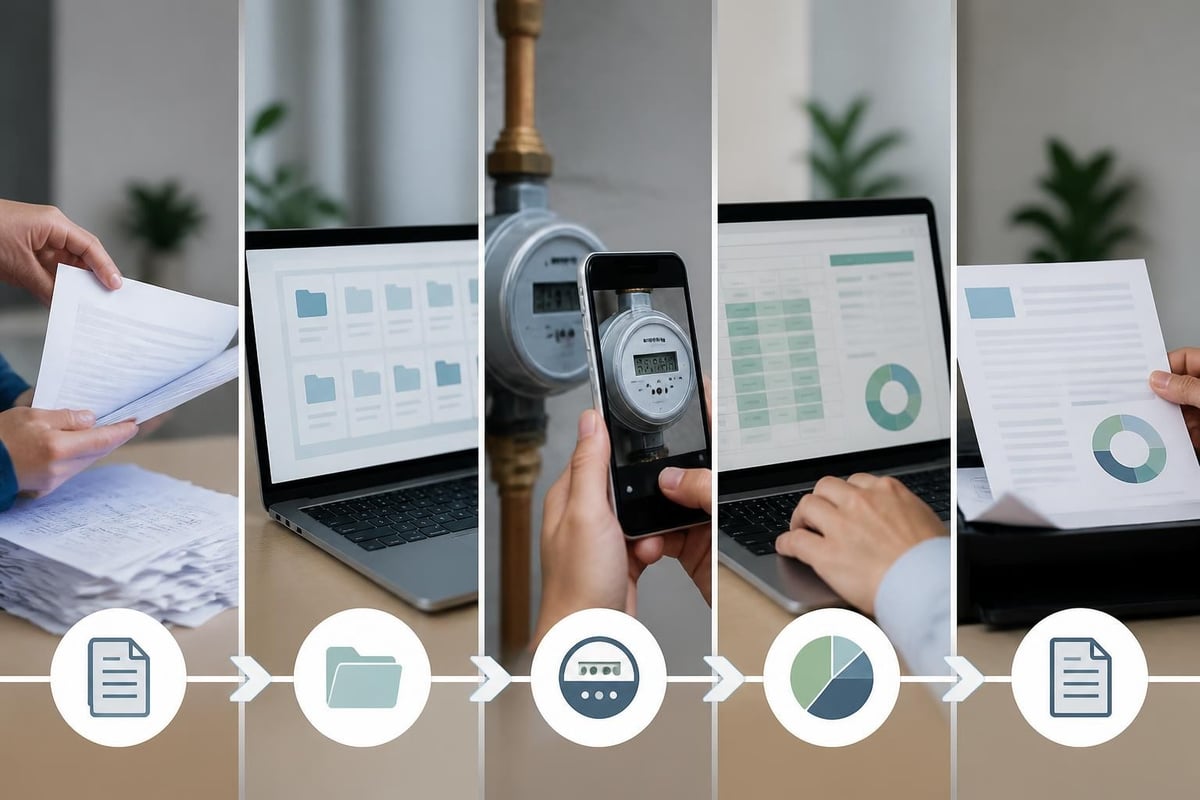 Automatisierter Workflow der Nebenkostenabrechnung