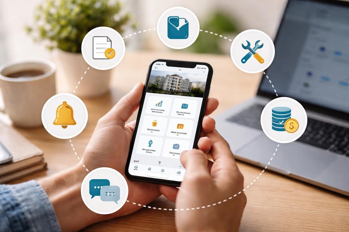 Digitales Mieterportal Funktionen